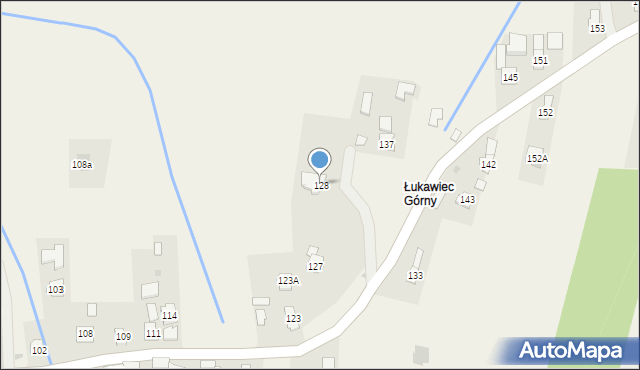 Łukawiec, Łukawiec, 128, mapa Łukawiec