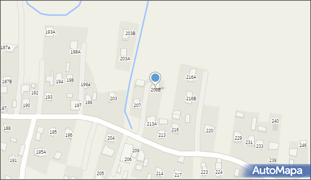 Łukawiec, Łukawiec, 208B, mapa Łukawiec