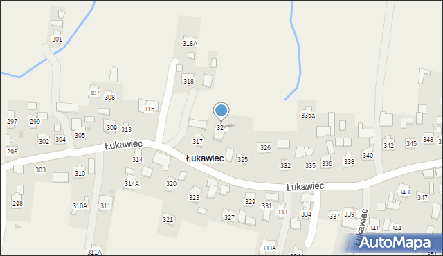 Łukawiec, Łukawiec, 324, mapa Łukawiec