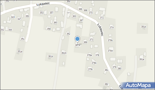 Łukawiec, Łukawiec, 367A, mapa Łukawiec