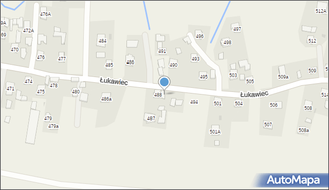 Łukawiec, Łukawiec, 489, mapa Łukawiec