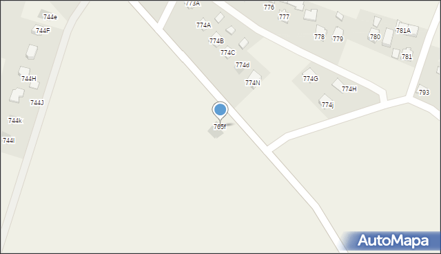 Łukawiec, Łukawiec, 765f, mapa Łukawiec