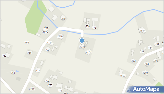 Łukawiec, Łukawiec, 777a, mapa Łukawiec