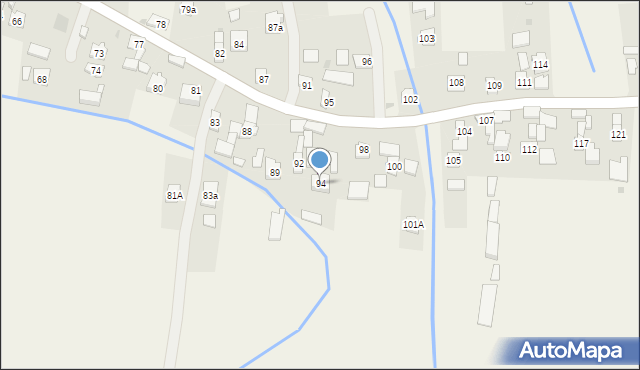 Łukawiec, Łukawiec, 94, mapa Łukawiec