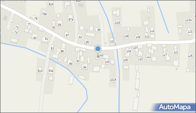 Łukawiec, Łukawiec, 98, mapa Łukawiec