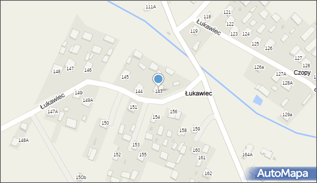 Łukawiec, Łukawiec, 143, mapa Łukawiec