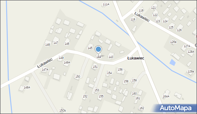 Łukawiec, Łukawiec, 144, mapa Łukawiec