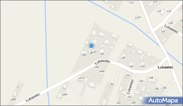 Łukawiec, Łukawiec, 147, mapa Łukawiec