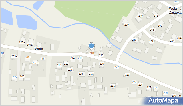 Łukawiec, Łukawiec, 218, mapa Łukawiec