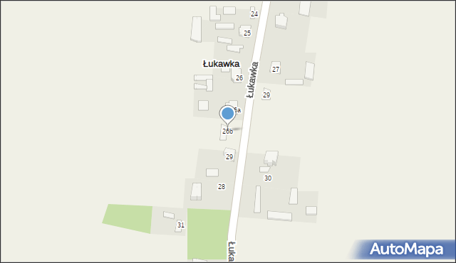 Łukawka, Łukawka, 26b, mapa Łukawka