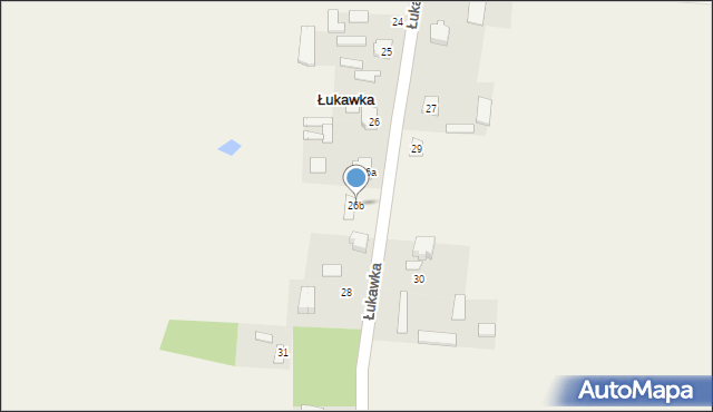 Łukawka, Łukawka, 26b, mapa Łukawka