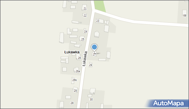Łukawka, Łukawka, 27, mapa Łukawka