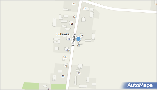 Łukawka, Łukawka, 29, mapa Łukawka