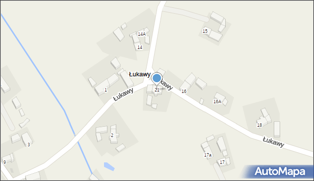 Łukawy, Łukawy, 21, mapa Łukawy
