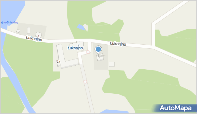 Łuknajno, Łuknajno, 3, mapa Łuknajno