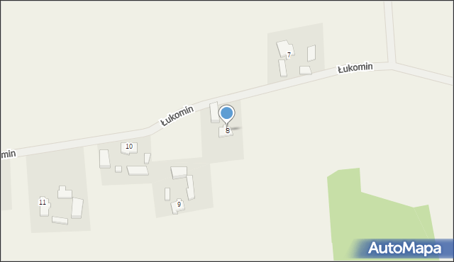 Łukomin, Łukomin, 8, mapa Łukomin