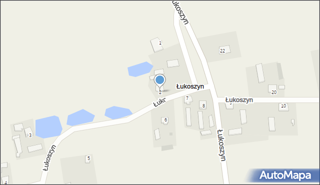 Łukoszyn, Łukoszyn, 2, mapa Łukoszyn