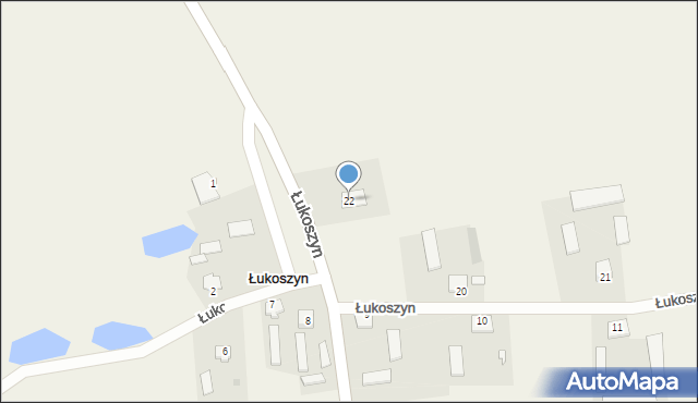 Łukoszyn, Łukoszyn, 22, mapa Łukoszyn