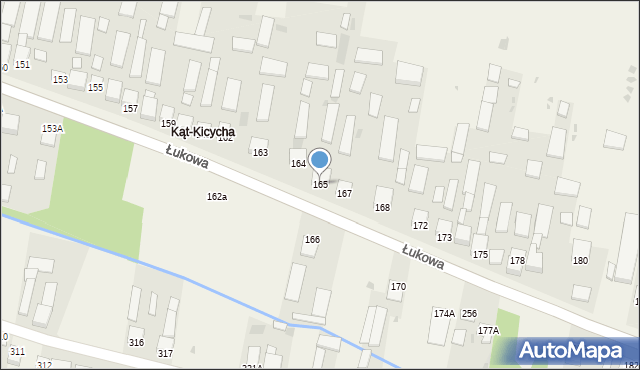 Łukowa, Łukowa, 165, mapa Łukowa