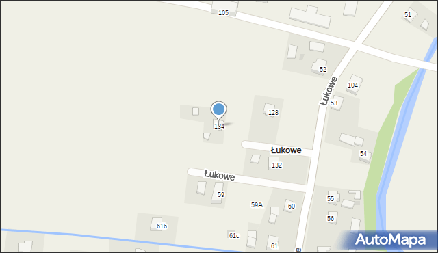 Łukowe, Łukowe, 134, mapa Łukowe