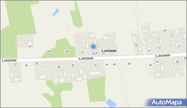 Łukówek, Łukówek, 23, mapa Łukówek