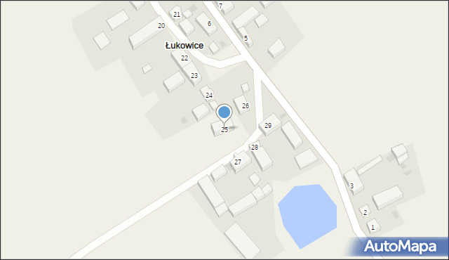 Łukowice, Łukowice, 25, mapa Łukowice