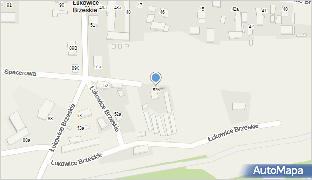 Łukowice Brzeskie, Łukowice Brzeskie, 52b, mapa Łukowice Brzeskie