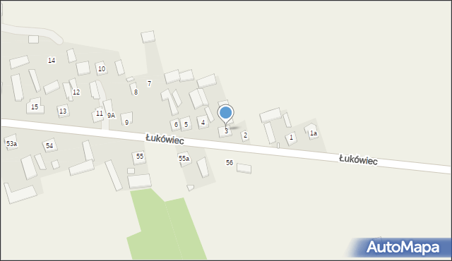 Łukówiec, Łukówiec, 3, mapa Łukówiec