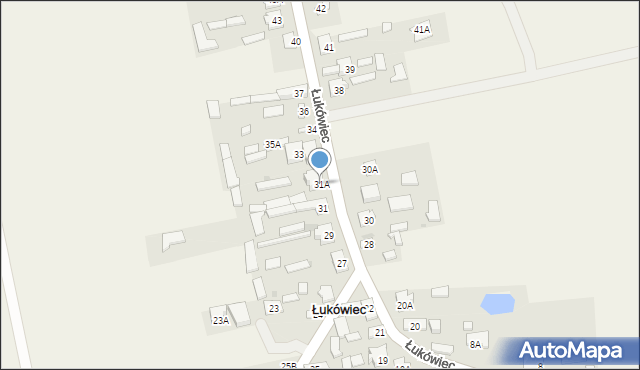 Łukówiec, Łukówiec, 31A, mapa Łukówiec