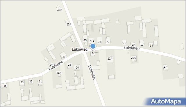 Łukówiec, Łukówiec, 24, mapa Łukówiec