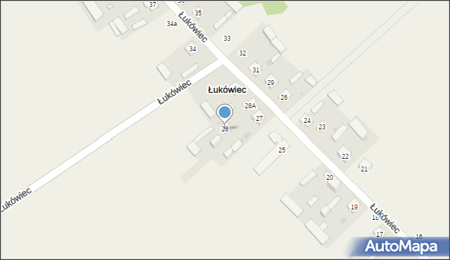 Łukówiec, Łukówiec, 28, mapa Łukówiec