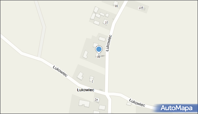 Łukowiec, Łukowiec, 99, mapa Łukowiec