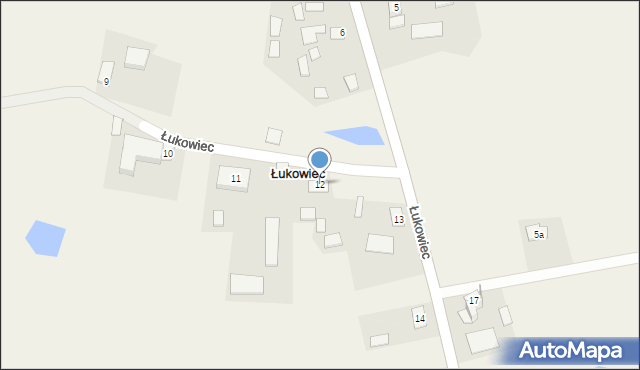 Łukowiec, Łukowiec, 12, mapa Łukowiec