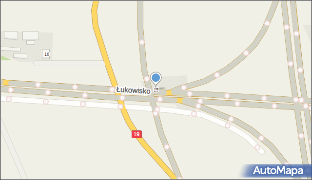 Łukowisko, Łukowisko, 15, mapa Łukowisko