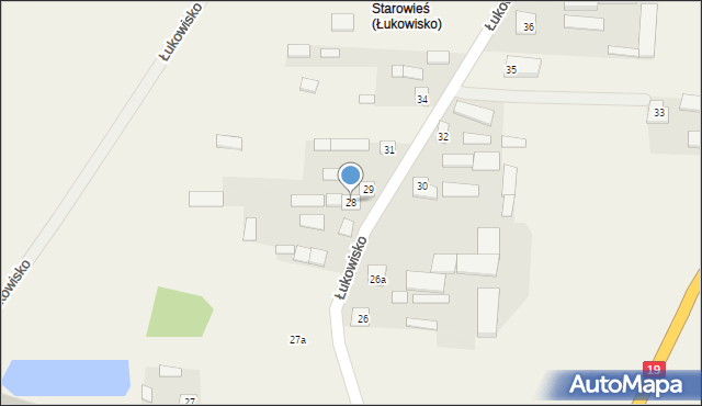 Łukowisko, Łukowisko, 28, mapa Łukowisko
