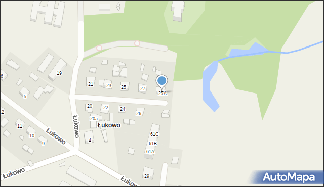 Łukowo, Łukowo, 27A, mapa Łukowo