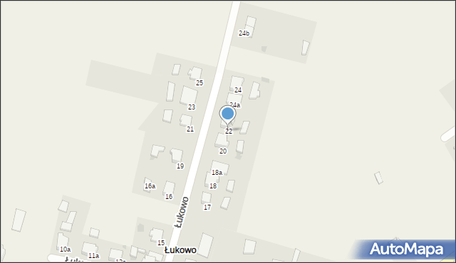 Łukowo, Łukowo, 22, mapa Łukowo