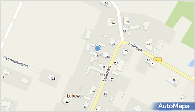 Lulkowo, Lulkowo, 36, mapa Lulkowo