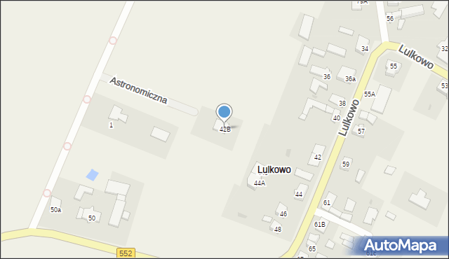 Lulkowo, Lulkowo, 42B, mapa Lulkowo