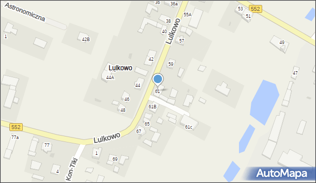 Lulkowo, Lulkowo, 61, mapa Lulkowo