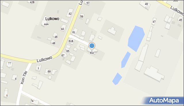 Lulkowo, Lulkowo, 61c, mapa Lulkowo