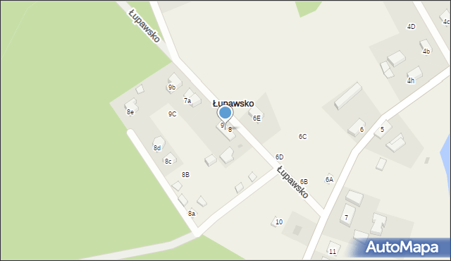 Łupawsko, Łupawsko, 8/2, mapa Łupawsko