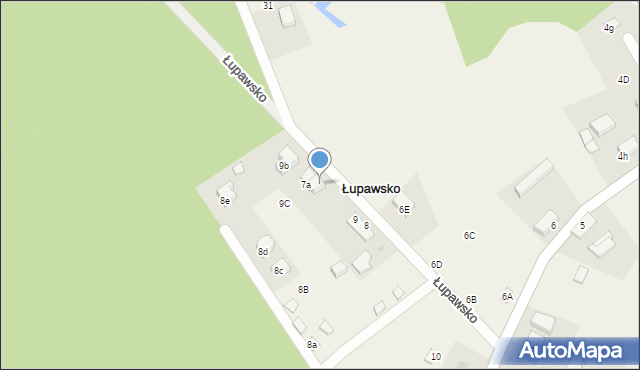 Łupawsko, Łupawsko, 9A/1, mapa Łupawsko