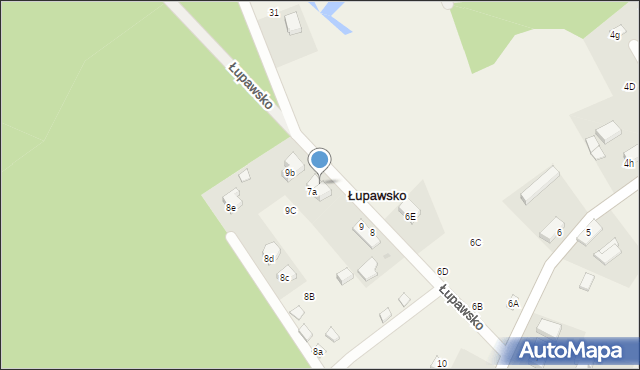 Łupawsko, Łupawsko, 9A/2, mapa Łupawsko