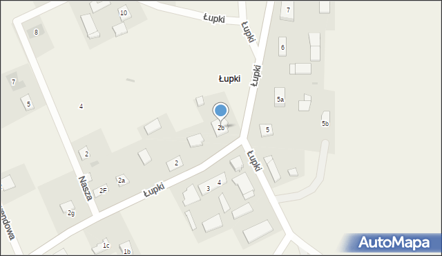 Łupki, Łupki, 2b, mapa Łupki