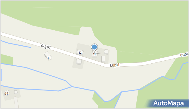 Łupki, Łupki, 31, mapa Łupki