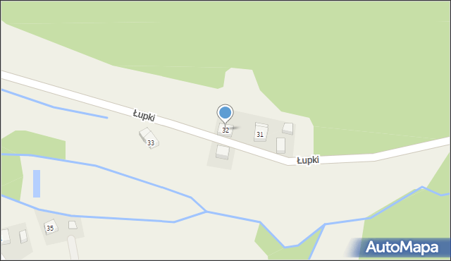 Łupki, Łupki, 32, mapa Łupki