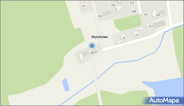 Łupstych, Łupstych, 33, mapa Łupstych