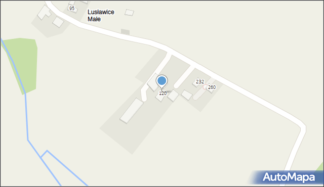 Lusławice, Lusławice, 120, mapa Lusławice