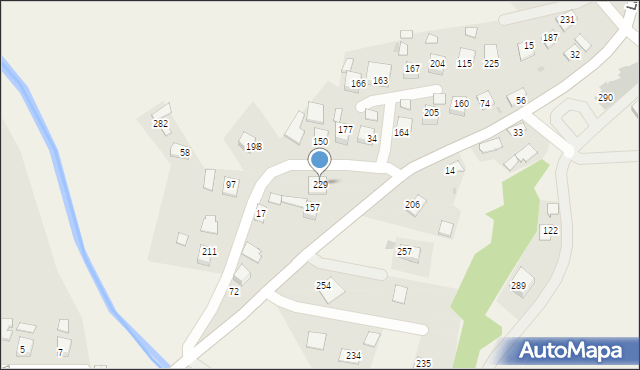 Lusławice, Lusławice, 229, mapa Lusławice